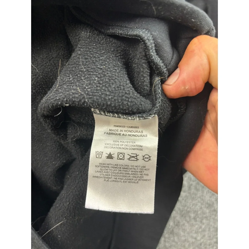Nike Hoodie Mens Medium Black Dri-FIT Pullover Sweatshirt Activewear 67238